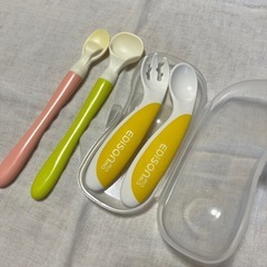 【値下げしました】離乳食スプーン2セットの画像