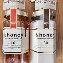 ＆honey ハチミツ美容　Deep ディープモイスト シャンプー1.0  トリートメント2.0セットの画像