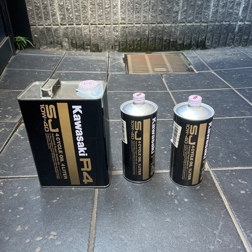 カワサキ 純正(KAWASAKI) エンジンオイル R4 SJ10W-40