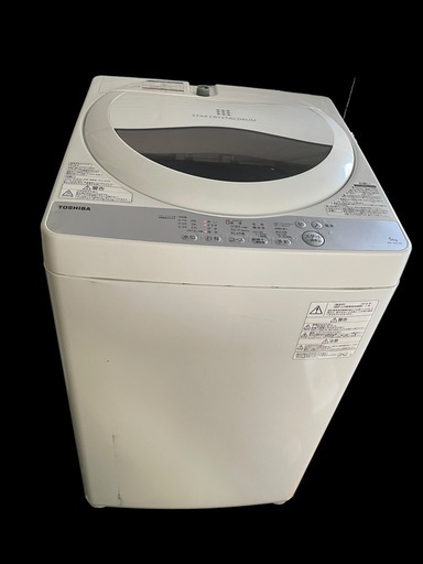 TOSHIBA 洗濯機 AW-5G6 2019年製