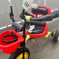 美品！！ミッキーマウスの三輪車　　（取引中）
の画像