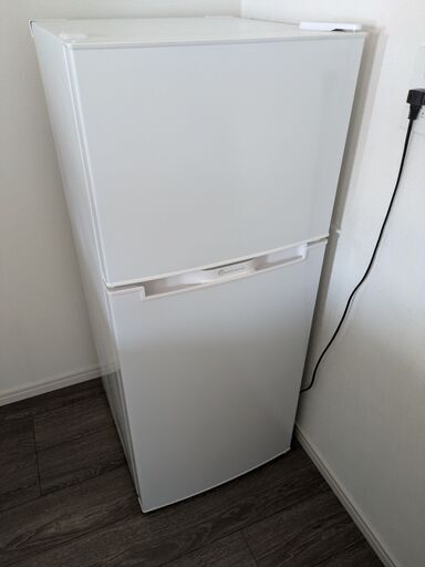 Tohotaiyo 118L 2021年製 2ドア冷蔵庫 TH-118L2-WH