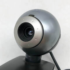 ss6655　 ロジクール ステレオスピーカー＆ウェブカメラ S-00109 ホワイト V-UBB39 ブラック Logicool 3.5mmジャックタイプ スピーカー 白 PC カメラ ステレオスピーカー 中古の画像