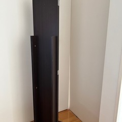 折り畳み仕様　三面鏡仕様　姿見　大型ミラー　コンパクトスペース　コンパクト収納　全身ミラーの画像