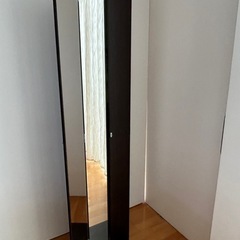 折り畳み仕様　三面鏡仕様　姿見　大型ミラー　コンパクトスペース　コンパクト収納　全身ミラーの画像