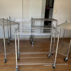 メタルラック メタルシェルフ スチールラックの画像