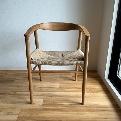 無印ペーパーコードアームチェア2脚