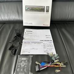 MVH-6600　 Pioneer パイオニア オーディオ 1D メカレス Bluetooth USB iPod iPhone AUX DSP カロッツェリアの画像