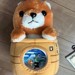 未使用）　かわいい　わんこ　時計
