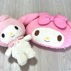 【美品】サンリオ公式ショップ  マイメロぬいぐるみクッションセット