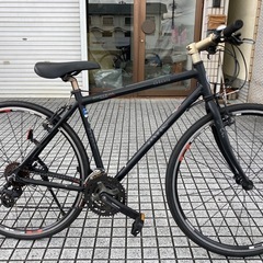 GIOS】クロスバイク 3x8段変速 前後タイヤ、チェーン、サドル新品