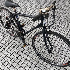 GIOS】クロスバイク 3x8段変速 前後タイヤ、チェーン、サドル新品
