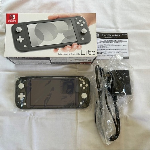 Nintendo  switch Lite グレー　ACアダプター付き