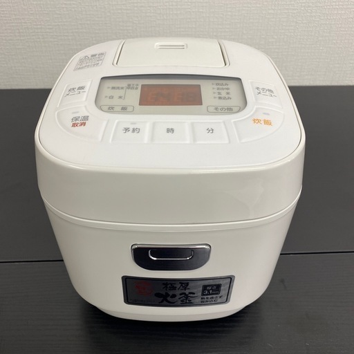 【ご来店限定】＊ アイリスオーヤマ  3合炊き 炊飯器　2024年製＊0820-1