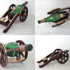 空き瓶  Chabot X.O. Armagnac アルマニャック シャボー グース型/ナポレオン NAPOLEON カミュ CAMUS COGNAC コニャック ブランデー 洋酒 空瓶＆砲台  など5点セット【中古】JN8014SAI の画像