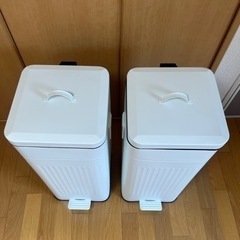 おしゃれなゴミ箱2つセットの画像