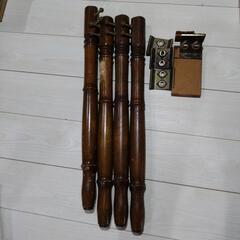 アンティーク テーブルの脚4本（1組）