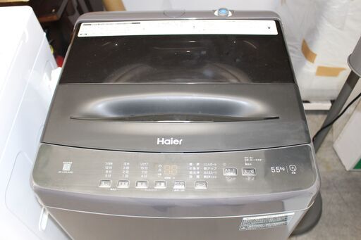 ★特別価格 人気 高年式 大幅値下げ★Haier ハイアール全自動洗濯機 (JW-U55LK) 5.5㎏ 23年製 美品販売！★大田区配送・品川区 設置無料★店頭取引歓迎！
