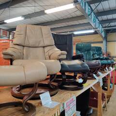 【愛品倶楽部柏店】EKORNES (エコーネス)  オットマン付ストレスレスチェア Reno Sの画像