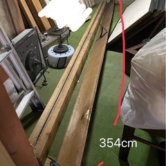 長い棚・木材354cm