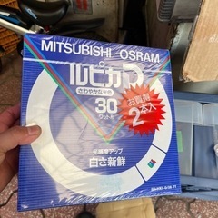 未使用二つセットミツビシ ルピカ 30ワット型 白さ新鮮　さわやかな光色の画像