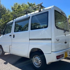 平成25年 NV100 クリッパー バン U71V ホワイト 2WD AT AC 走行19.4万キロ 車検7年10月!!の画像