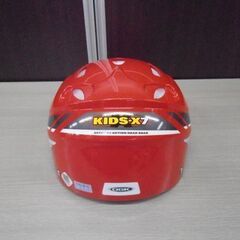 自転車用 ヘルメット OGK 幼児・児童用 KIDS-X7 53～54㎝ 赤 子供用 苫小牧西店の画像