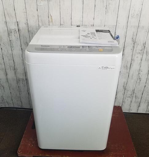 美品❗ Panasonic 5㎏ 3つの槽洗浄機能!! しっかりもみ洗いビッグウェーブ洗浄!! 洗濯機【NA-F50B11】