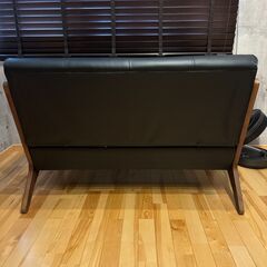 NOCE ソファ 本革 2人掛 ウォルナット NC130A レザーの画像