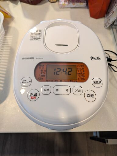 Iris Ohyama 3-cup rice cooker RC-MD30 アイリスオーヤマ 銘柄炊き 炊飯器 3合