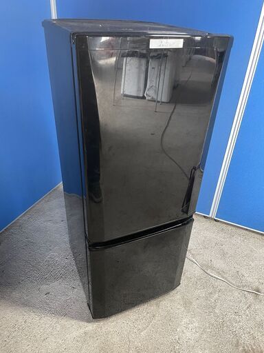 【良品】三菱 2ドア冷蔵庫 MR-P15A-B 2017年製 通電確認済み 人気 格安 早い者勝ち 引取歓迎 配送OK