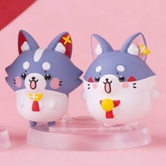 【中袋未開封】【セット売り】ホロライブ デフォルメコレクション Vol.1 大神ミオ ＋ ミオファ(オオカミの姿＆ネコの姿)のミオしゃセットの画像