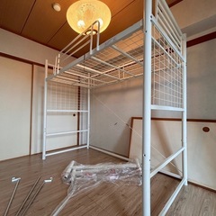 高さが変えられるロフトベッドの画像