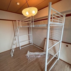 高さが変えられるロフトベッドの画像