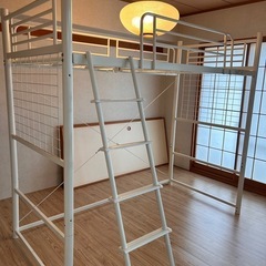 高さが変えられるロフトベッドの画像