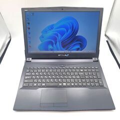 グラボ搭載 GTX950M フルHD 15.6 IIYAMA ノートPC STYLE N850HC Core I7-7700HQ windows11 pro 16GB SSD256GB カメラ オフィス (B138の画像