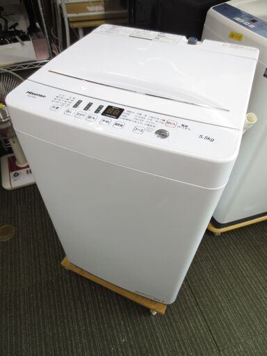 決まりました■ハイセンス　5.5㎏　洗濯機　2020年製　HW-T55D　№180824