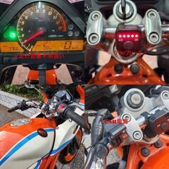 ★HONDA VTR-F250 カスタム ETC車載器 グリップヒーター USB電源 自賠責保険7年6/23★東京/大田区【下取OK】の画像