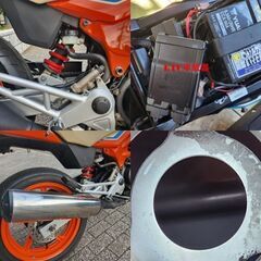 ★HONDA VTR-F250 カスタム ETC車載器 グリップヒーター USB電源 自賠責保険7年6/23★東京/大田区【下取OK】の画像
