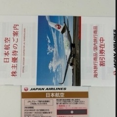 今月末までおまとめ割引します！JAL 株主優待券8枚