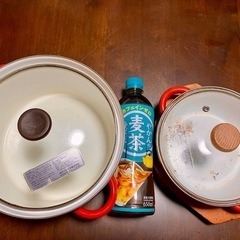 【和平フレイズ】　ホーロー鍋 大小 2個セットの画像