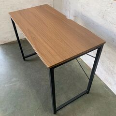 【ジモティ限定特価】 【ニトリ】 一人用 デスク テーブル アイアン家具 95×48cm デスクザッキー95 N0321Gの画像