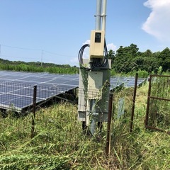 発電所内の草刈り