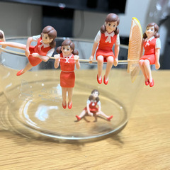 コップのフチ子　6体の画像