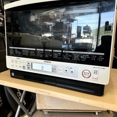 【超美品‼️】日立 2017年製 31Lスチームオーブンレンジ(ヘルシーシェフ) 過熱水蒸気 トリプル重量スキャナー ホワイト♪の画像