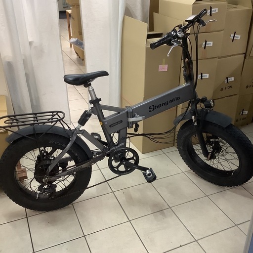 Sheng milo  MX21  折りたたみ電動アシスト自転車　原動機付自転車　ファットバイク　20インチ　7段変速　12.8Ah