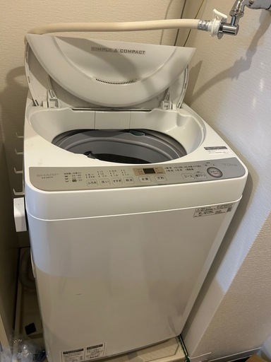 洗濯機　SHARP/ES-GE7C