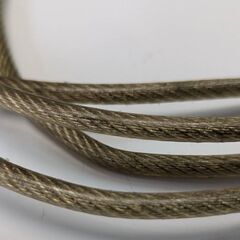 ☆ワイヤー　防犯・盗難防止用　長さ：約2.5ｍ　中古品　の画像