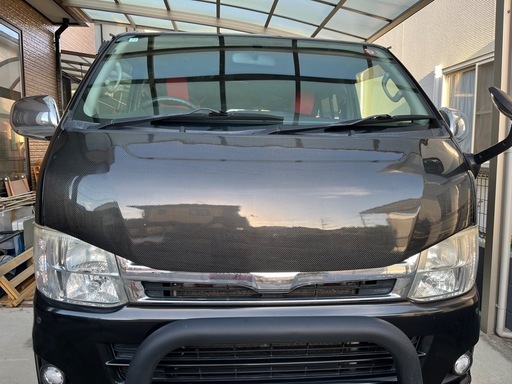 お取り置き中　ハイエース　ボンネット　バットフェイス