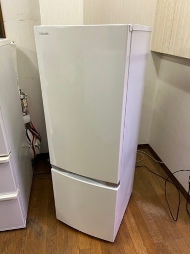 訳あり激安!! TOSHIBA 2ドア冷蔵庫 170L GR-P17BS-(W) 2018年